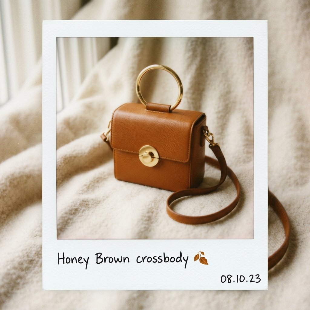 hideaindia brown leather crossbody bag
